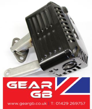 Genuine Honda GX160 / GX200 Exhaust Assembly with support + Gasket