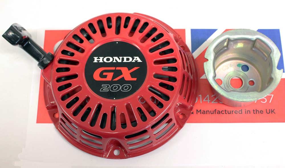 Recoil Pull Start Starter Cup & Cowling Fits Honda GX140 GX160 & GX200