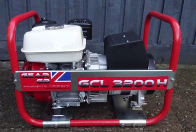 AVR GCL3200H 2.9kW (3.6kVA) 230v Honda GX200 Petrol Generator