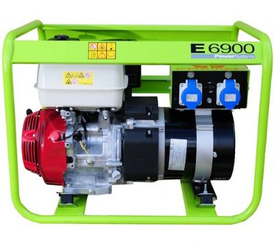 Pramac E6900 Recoil Start 110v / 230v GX390 Petrol Generator