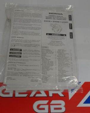 Genuine Honda GX630 / GX660 / GX690 Engine Manual