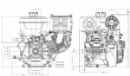 HIGH INCLINATION Vanguard 14HP Electric Start 1 INCH Keyway Shaft Engine