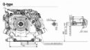 Honda GX120 Short Engine 3/4''Ø Shaft - Long Block GX120 QX4