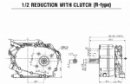 Honda GX160 RHQ4 Non-Oil Alert 2:1 Clutched Reduction Engine
