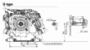 Honda GX200 QHQ4 Non-Oil Alert 3/4 INCH Keyway Shaft Engine